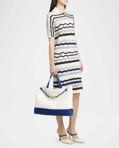 Bottega Veneta Andiamo Large Canvas Tote Bag | Thumbnail 5 Bottega Veneta Andiamo Large Canvas Tote Bag | Thumbnail 5