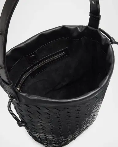 Bottega Veneta Leather Drawstring Shoulder Bag | Thumbnail 3 Bottega Veneta Leather Drawstring Shoulder Bag | Thumbnail 3