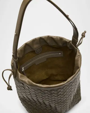 Bottega Veneta Leather Drawstring Shoulder Bag | Thumbnail 8 Bottega Veneta Leather Drawstring Shoulder Bag | Thumbnail 8