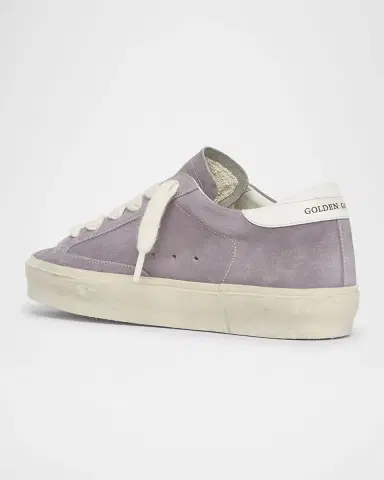 Golden Goose Hi Star Suede Glitter Low-Top Sneakers | Thumbnail 4 Golden Goose Hi Star Suede Glitter Low-Top Sneakers | Thumbnail 4