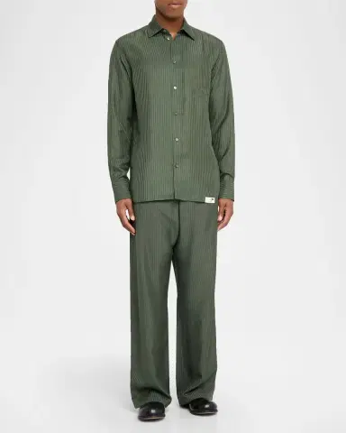Golden Goose Men's Journey Stripe Pull-On Joggers | Thumbnail 2 Golden Goose Men's Journey Stripe Pull-On Joggers | Thumbnail 2