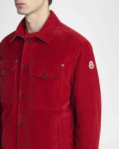 Moncler Men's Ambroisie Corduroy Shirt Jacket | Thumbnail 4