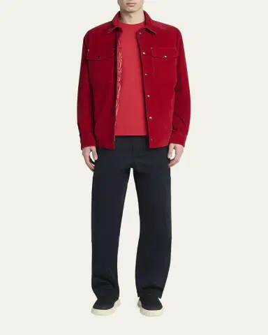 Moncler Men's Ambroisie Corduroy Shirt Jacket | Thumbnail 6
