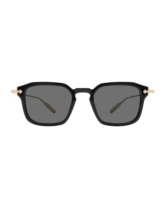 Barton Perreira Men 's Nolan Acetate & Titanium Rectangular Sunglasses