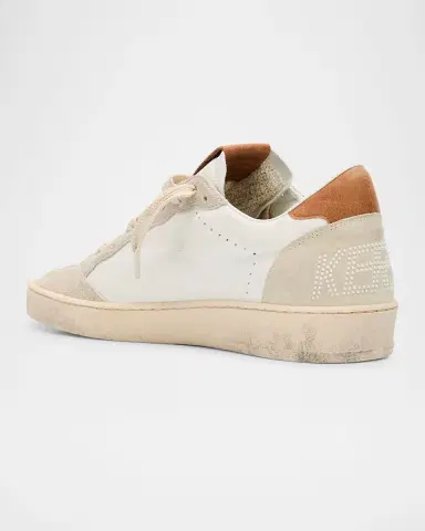 Golden Goose Ball Star Pearly Glitter Low-Top Sneakers | Thumbnail 4 Golden Goose Ball Star Pearly Glitter Low-Top Sneakers | Thumbnail 4