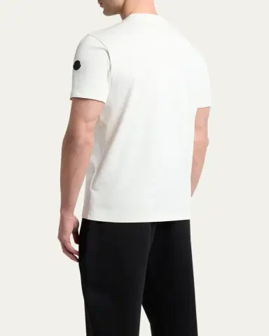 Moncler Men's Graffiti Logo Graphic T-Shirt | Thumbnail 3 Moncler Men's Graffiti Logo Graphic T-Shirt | Thumbnail 3