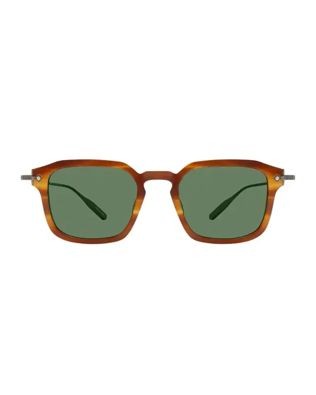 Barton Perreira Men 's Nolan Acetate & Titanium Square Sunglasses
