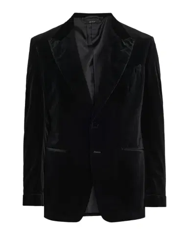 TOM FORD Men's Shelton Velvet Peak Lapel Dinner Jacket | Thumbnail 1 TOM FORD Men's Shelton Velvet Peak Lapel Dinner Jacket | Thumbnail 1
