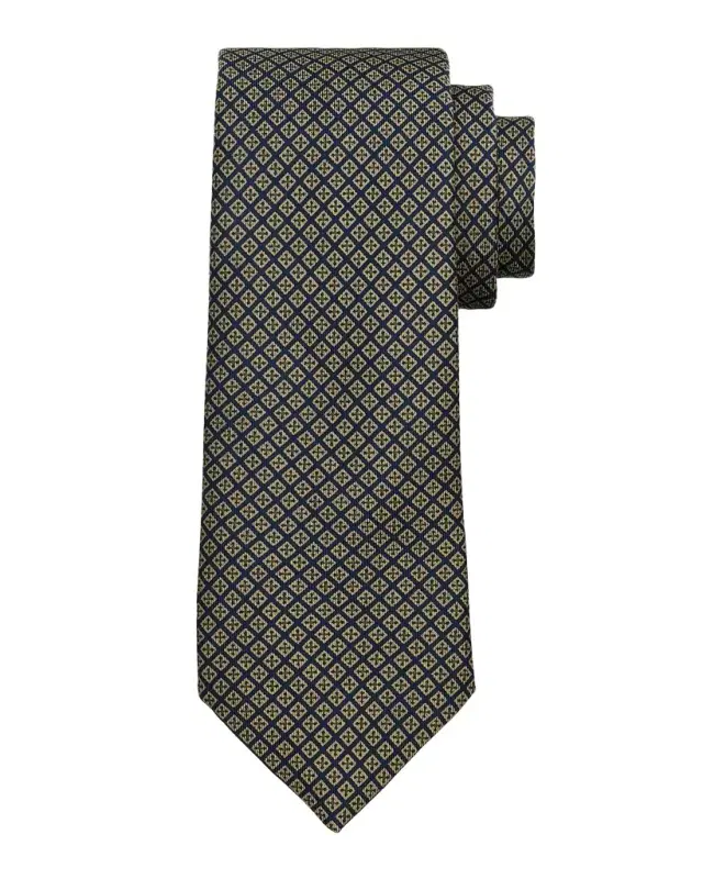 Men 's Mulberry Silk Diamond-Woven Tie