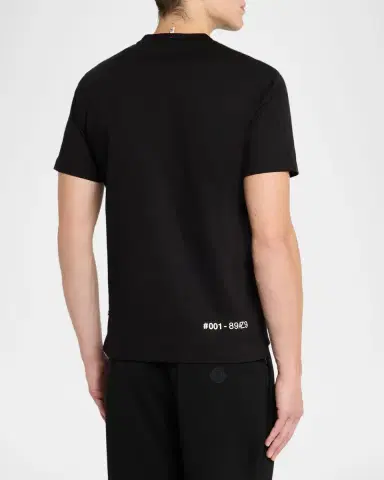 Moncler Grenoble Men's Cotton Logo Crewneck T-Shirt | Thumbnail 2 Moncler Grenoble Men's Cotton Logo Crewneck T-Shirt | Thumbnail 2