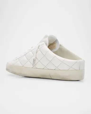 Golden Goose Super-Star Sabot Pearly Quilted Leather Mule Sneakers | Thumbnail 4 Golden Goose Super-Star Sabot Pearly Quilted Leather Mule Sneakers | Thumbnail 4
