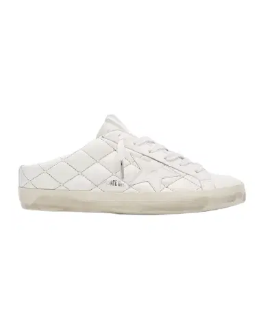 Golden Goose Super-Star Sabot Pearly Quilted Leather Mule Sneakers | Thumbnail 1 Golden Goose Super-Star Sabot Pearly Quilted Leather Mule Sneakers | Thumbnail 1