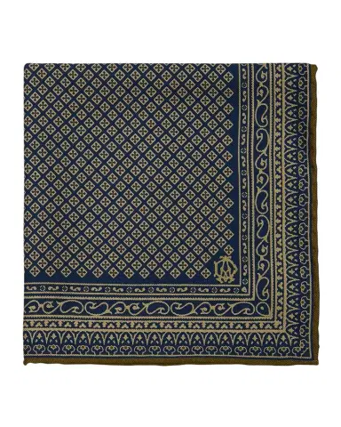 dunhill Men's Diamond-Woven Mulberry Silk Pocket Square | Thumbnail 1