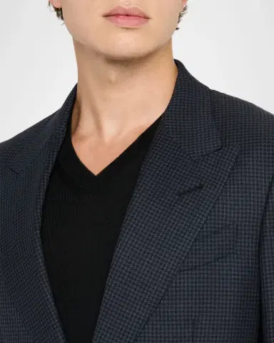 TOM FORD Men 's Shelton Tiny Houndstooth Suit | Thumbnail 6 TOM FORD Men 's Shelton Tiny Houndstooth Suit | Thumbnail 6
