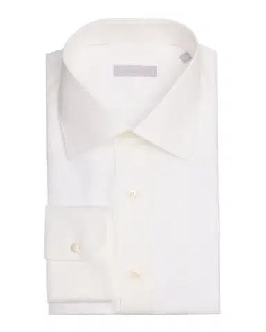 Stefano Ricci Men's Cotton Micro-Textured Point Collar Dress Shirt | Thumbnail 1