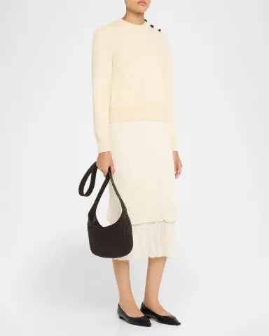 Bottega Veneta Leather Shoulder Bag | Thumbnail 9