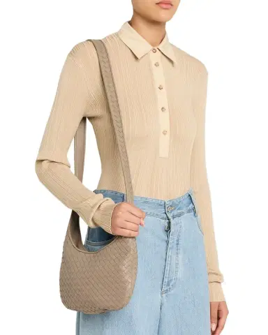 Bottega Veneta Leather Shoulder Bag | Thumbnail 1