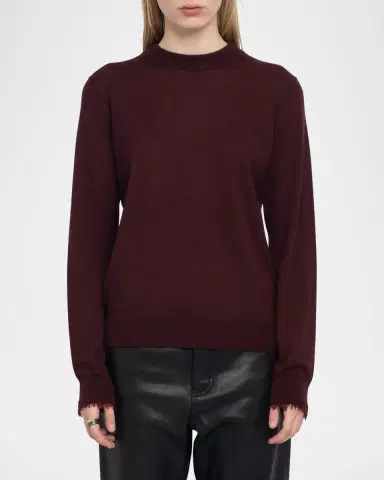 Zadig & Voltaire Ivy Crewneck Cashmere Pullover | Thumbnail 3