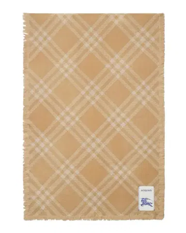 Burberry Wool & Silk Check EKD Scarf | Thumbnail 1 Burberry Wool & Silk Check EKD Scarf | Thumbnail 1