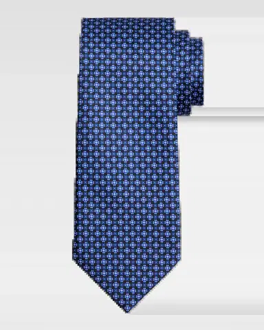 Stefano Ricci Men's Connected Geometric Silk Tie | Thumbnail 2