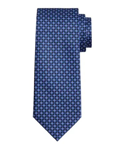 Stefano Ricci Men's Connected Geometric Silk Tie | Thumbnail 1