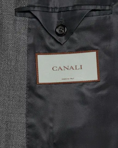 Canali Men's Wool Birdseye Double-Breasted Suit | Thumbnail 2