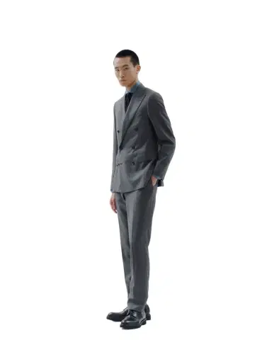 Canali Men's Wool Birdseye Double-Breasted Suit | Thumbnail 1