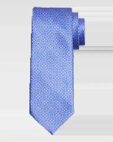 Stefano Ricci Men's Geometric Medallion Silk Tie | Thumbnail 2