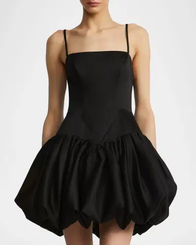 BCBGMAXAZRIA Satin Mini Bubble Dress | Thumbnail 4 BCBGMAXAZRIA Satin Mini Bubble Dress | Thumbnail 4