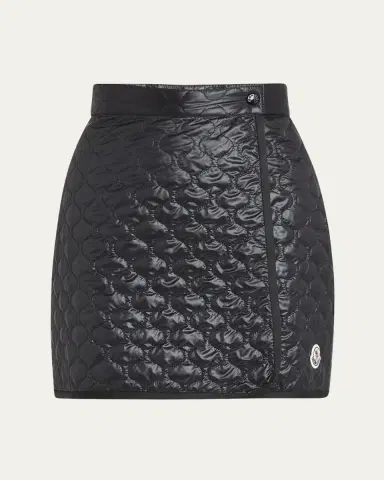 Moncler Geometric-Quilted Padded Mini Skirt | Thumbnail 5 Moncler Geometric-Quilted Padded Mini Skirt | Thumbnail 5