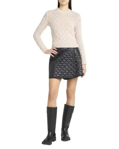 Moncler Geometric-Quilted Padded Mini Skirt | Thumbnail 1 Moncler Geometric-Quilted Padded Mini Skirt | Thumbnail 1