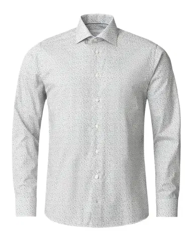 Eton Men's Signature Twill Geometric Slim-Fit Dress Shirt | Thumbnail 1 Eton Men's Signature Twill Geometric Slim-Fit Dress Shirt | Thumbnail 1