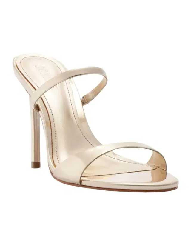 Jessica Leather Stiletto Mule Sandals