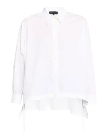 Emporio Armani Oversized Button-Down Cotton Poplin Shirt | Thumbnail 1 Emporio Armani Oversized Button-Down Cotton Poplin Shirt | Thumbnail 1