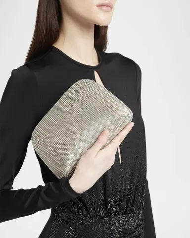 Giorgio Armani La Prima Rhinestone Satin Clutch Bag | Thumbnail 2 Giorgio Armani La Prima Rhinestone Satin Clutch Bag | Thumbnail 2