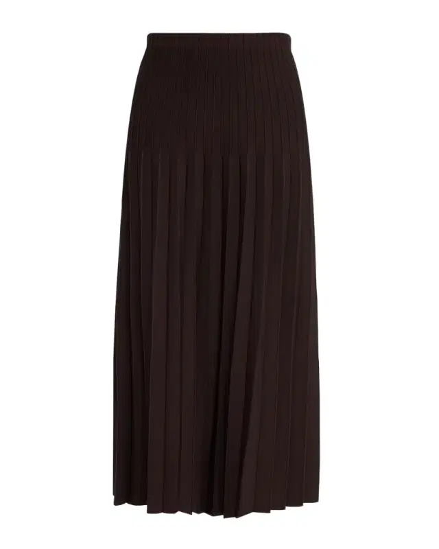 Lena Pleated Midi Skirt