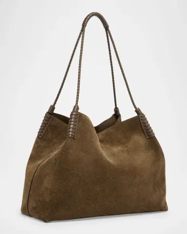 Etro Libra Medium Suede Shopper Tote Bag | Thumbnail 2