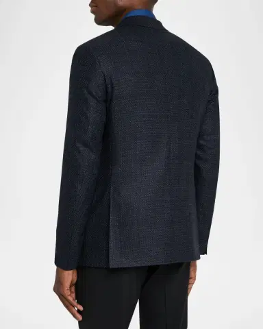 Canali Men's Stepweave Wool Notch Lapel Sport Coat | Thumbnail 3 Canali Men's Stepweave Wool Notch Lapel Sport Coat | Thumbnail 3
