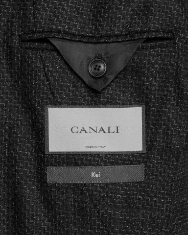 Canali Men's Stepweave Wool Notch Lapel Sport Coat | Thumbnail 6 Canali Men's Stepweave Wool Notch Lapel Sport Coat | Thumbnail 6