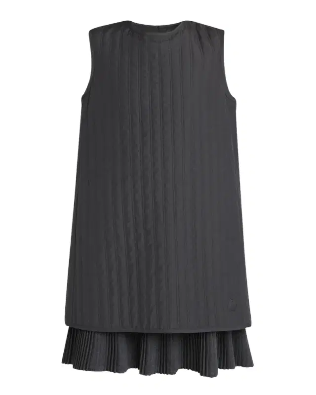 Quilted Sleeveless Shift Dress