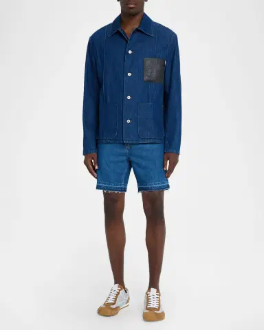 Loewe Men's Ballet Runner 2.0 Nylon & Calfskin Sneakers | Thumbnail 2