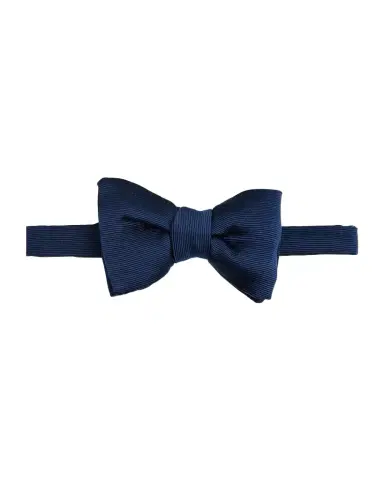 Tom Ford Men's Rib Textured Silk Bow Tie | Thumbnail 1