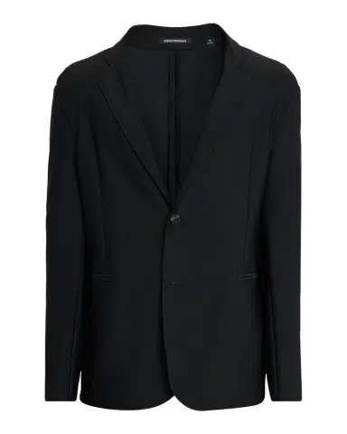 Emporio Armani Men's Rice Stitch Notch Lapel Sport Coat | Thumbnail 1