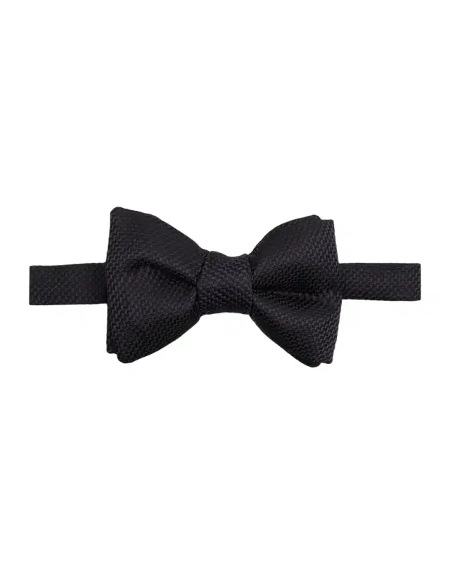 Men 's Silk Zig-Zag Bow Tie