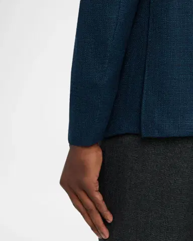 Canali Men's Wool Textured Notch Lapel Sport Coat | Thumbnail 8