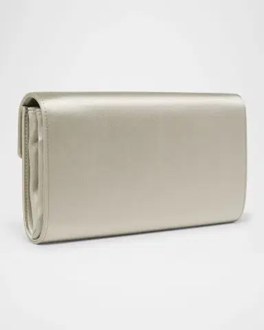 Roger Vivier Flower Buckle Satin Envelope Flap Bag | Thumbnail 2 Roger Vivier Flower Buckle Satin Envelope Flap Bag | Thumbnail 2