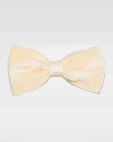 Stefano Ricci Men's Mini Pleat Diagonal Stripes Silk Bow Tie | Thumbnail 2