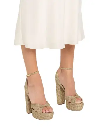 Aquazzura Sundance Lurex Platform Sandals | Thumbnail 1 Aquazzura Sundance Lurex Platform Sandals | Thumbnail 1
