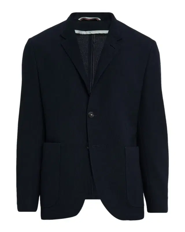 Men 's Wool and Cotton Jersey Textured Blazer