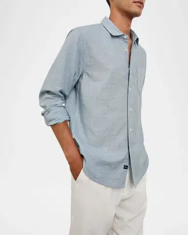RAILS Men's Wyatt Cotton Casual Button-Down Shirt | Thumbnail 6 RAILS Men's Wyatt Cotton Casual Button-Down Shirt | Thumbnail 6